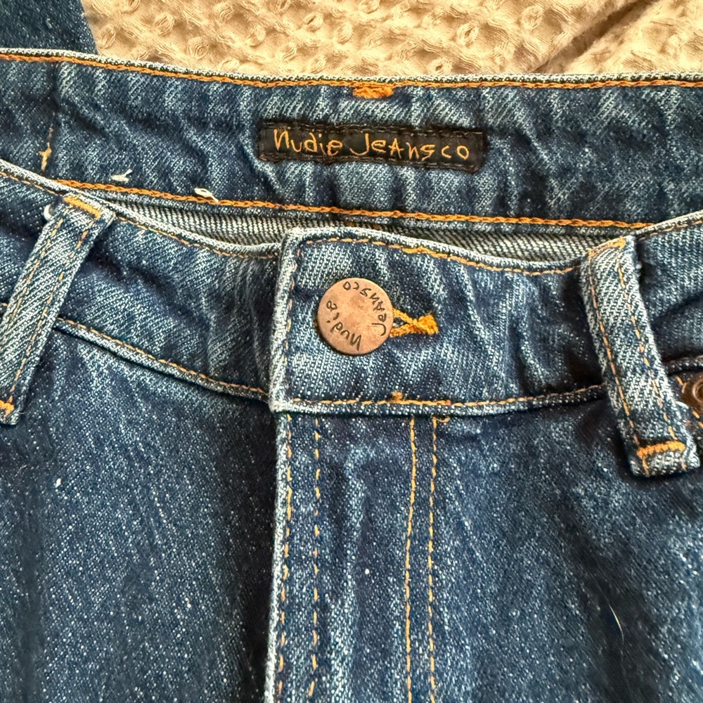 Nudie Jeans Co Blue Denim Jeans
